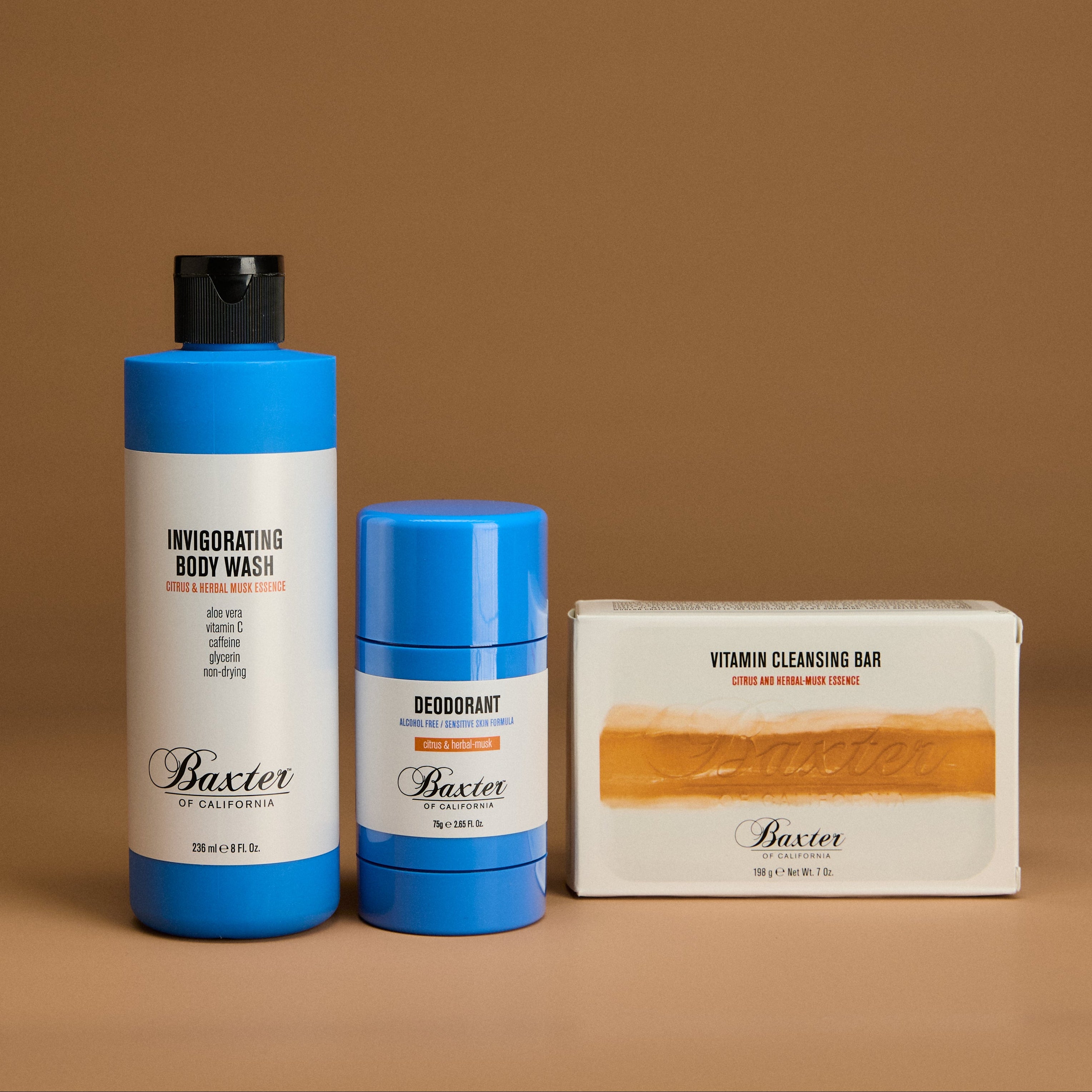 THE CITRUS & HERBAL MUSK TRIO