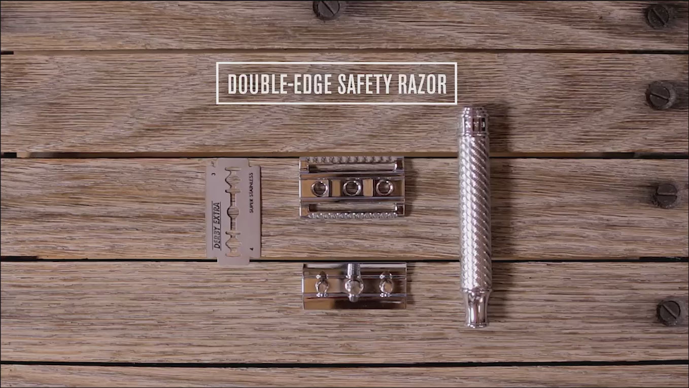 Men's Safety Razor Shaving Brush Set | Baxter of California